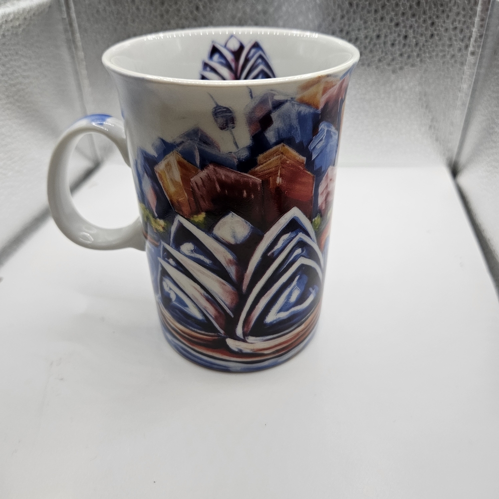 Colorful Cityscape Ceramic Mug